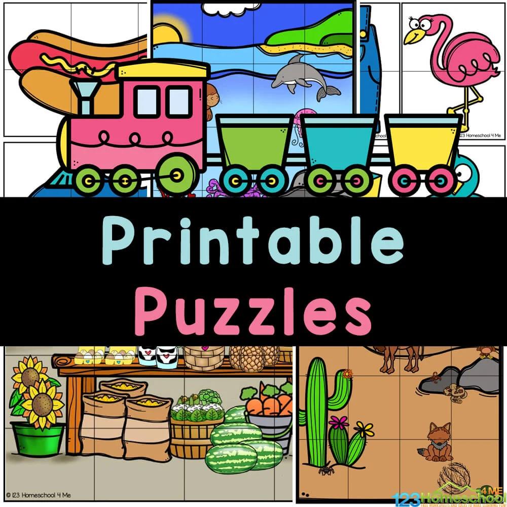 Printable Picture Puzzles Printable Picture Puzzles