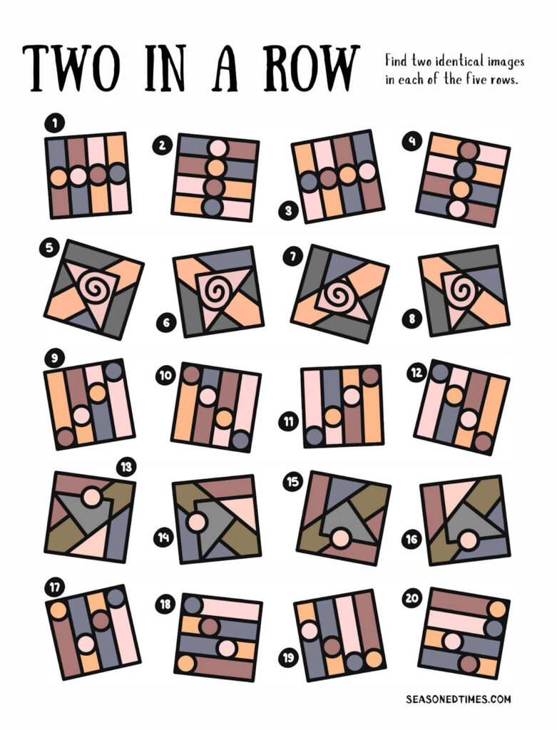 Printable Senior Puzzles Printable Senior Puzzles