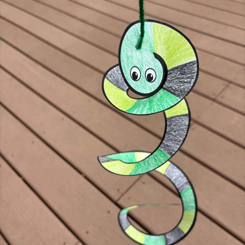 Printable Snake Craft For Kids