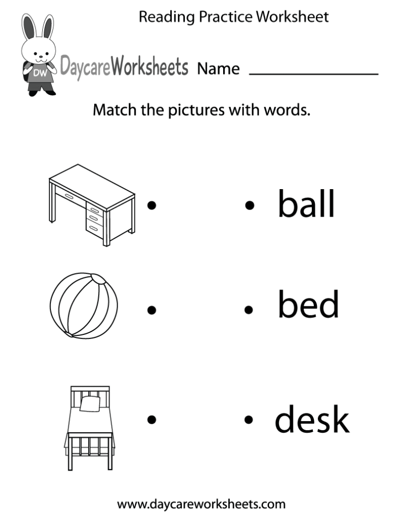 Reading Practice Worksheet Reading Practice Worksheet