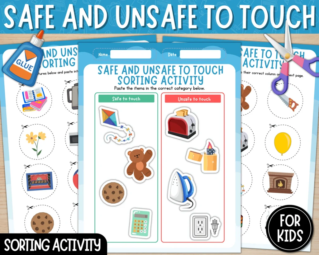 Safe And Unsafe To Touch Sorting Safe And Unsafe To Touch Sorting