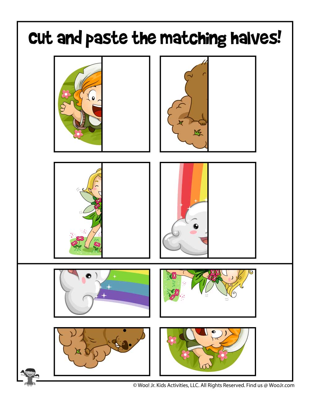 Spring Cut And Paste Worksheets