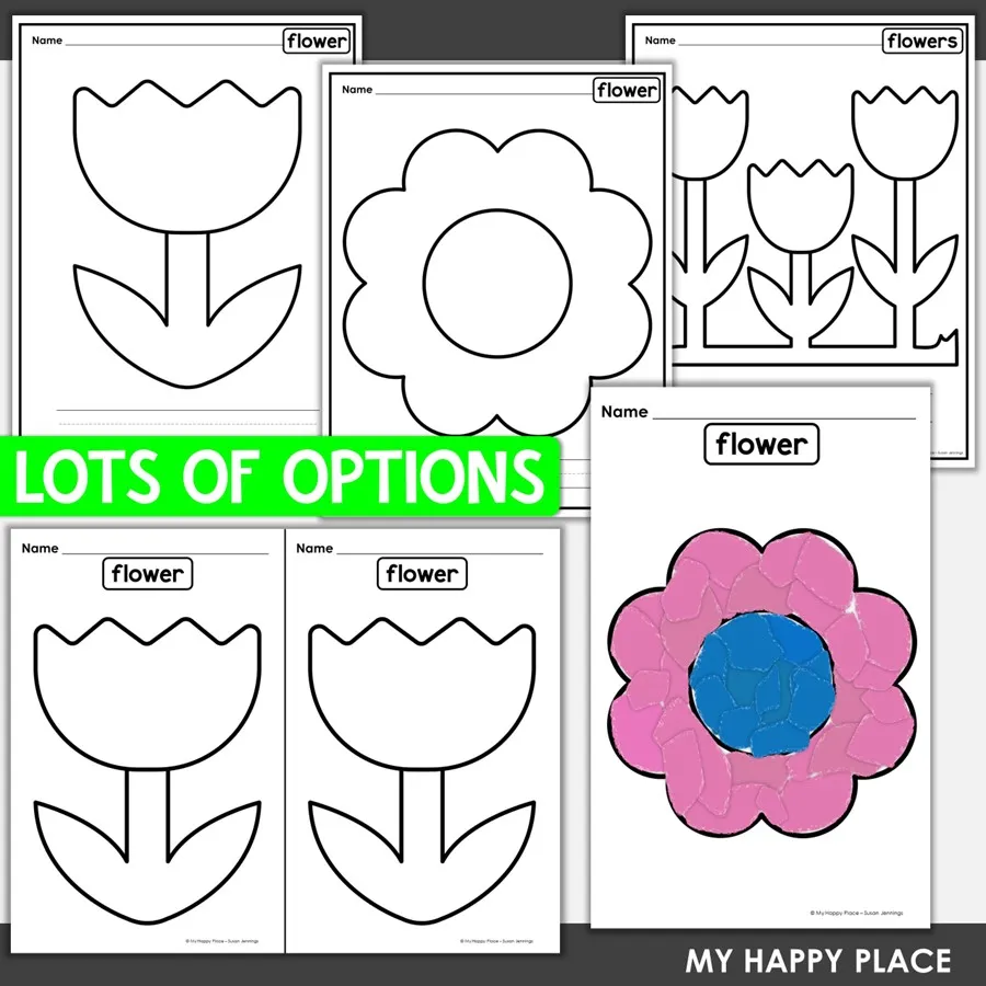 Spring Paper Tearing Activity