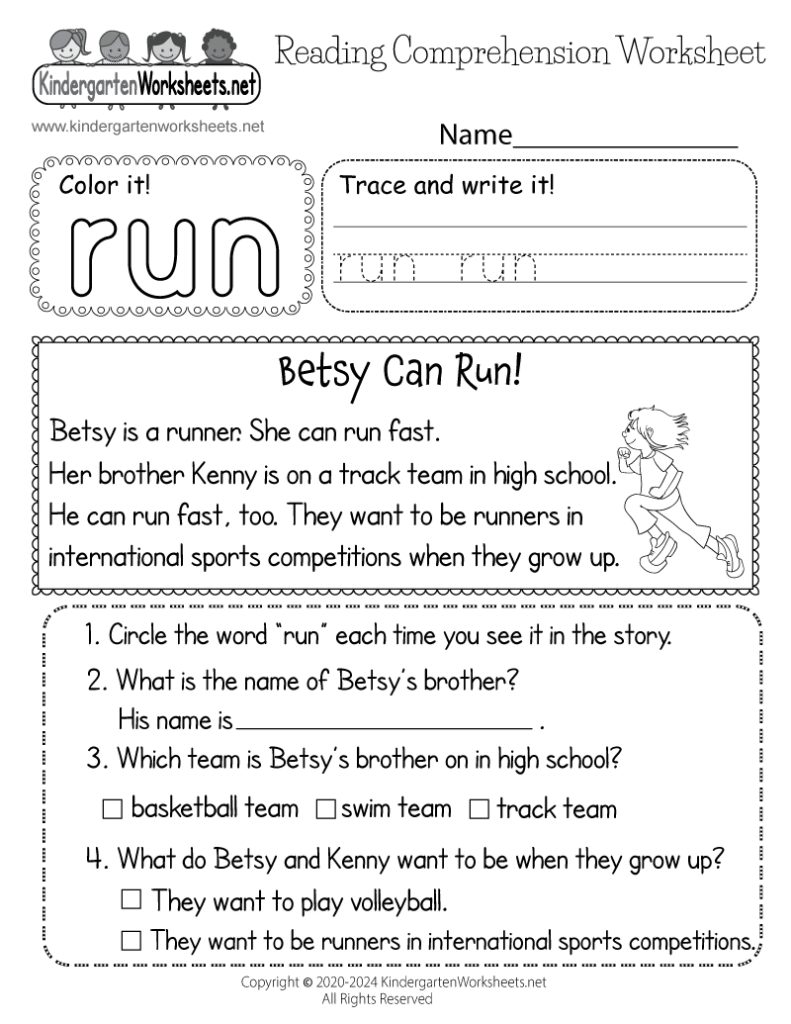Summer Olympics Reading Worksheet Printable Summer Olympics Reading Worksheet Printable