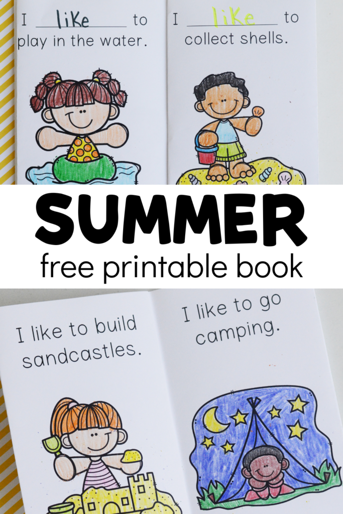 Summer Printable Book Summer Printable Book