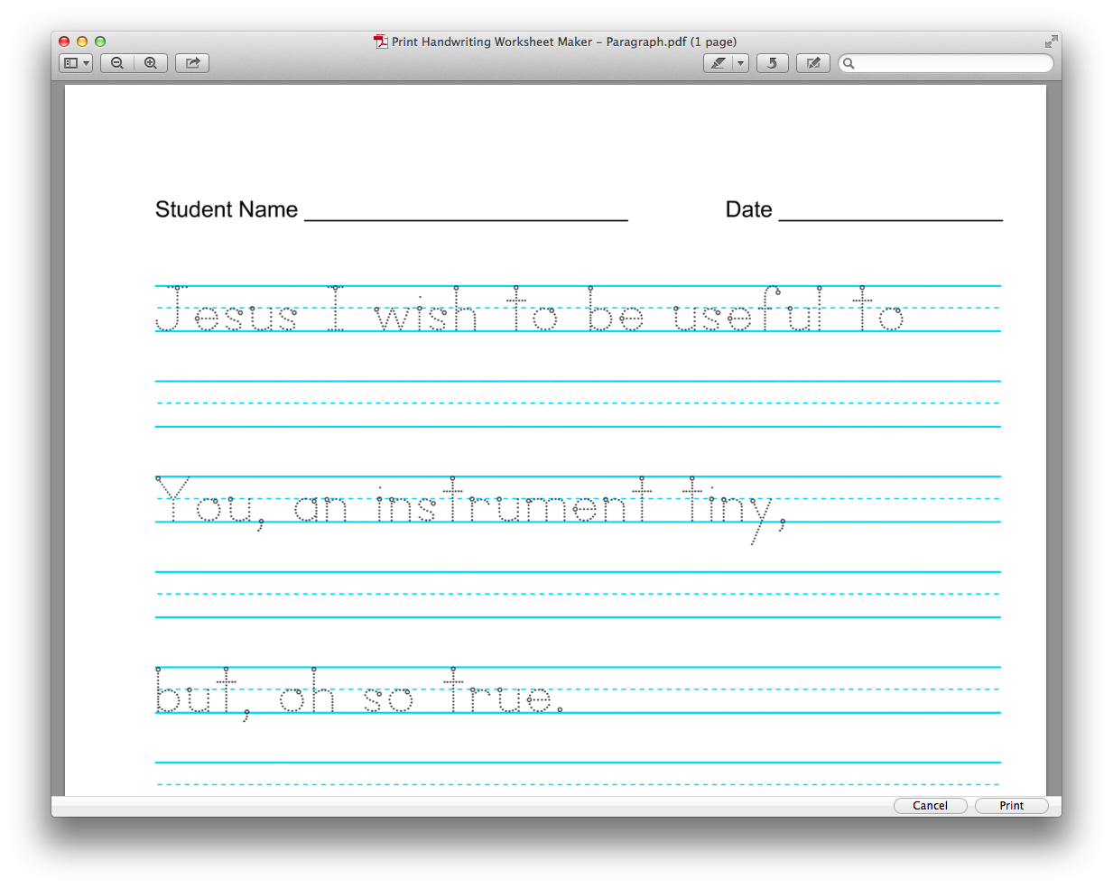 Useful And Free Resource Customize Your Copywork