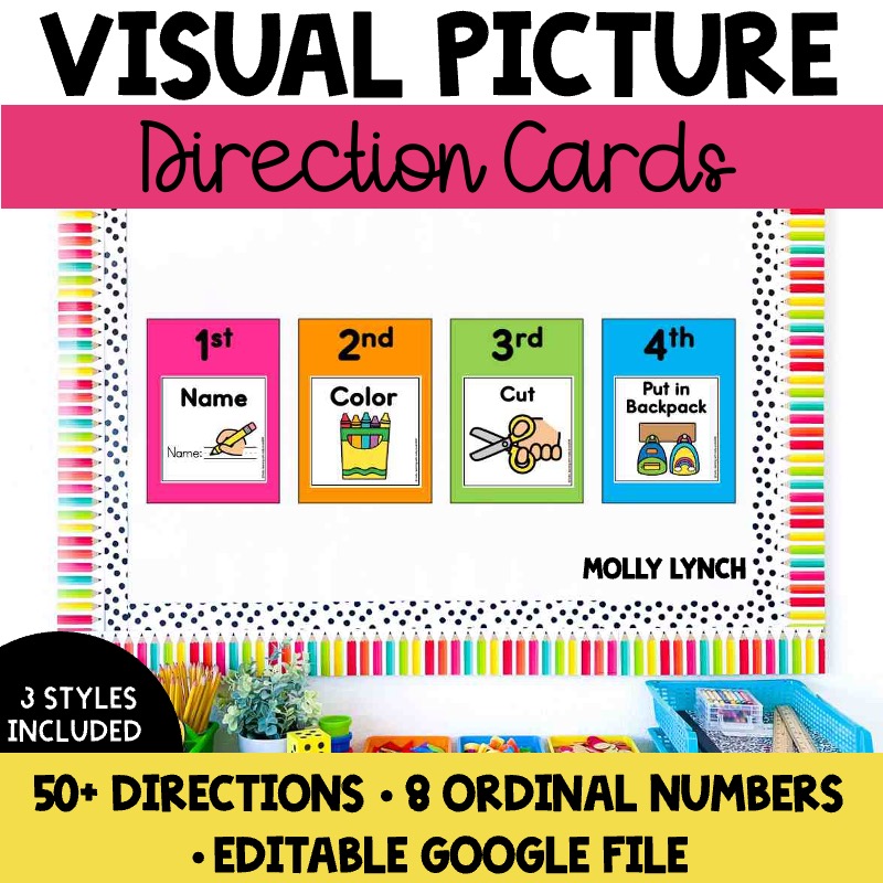 Visual Direction Cards Little Learners Visual Direction Cards Little Learners