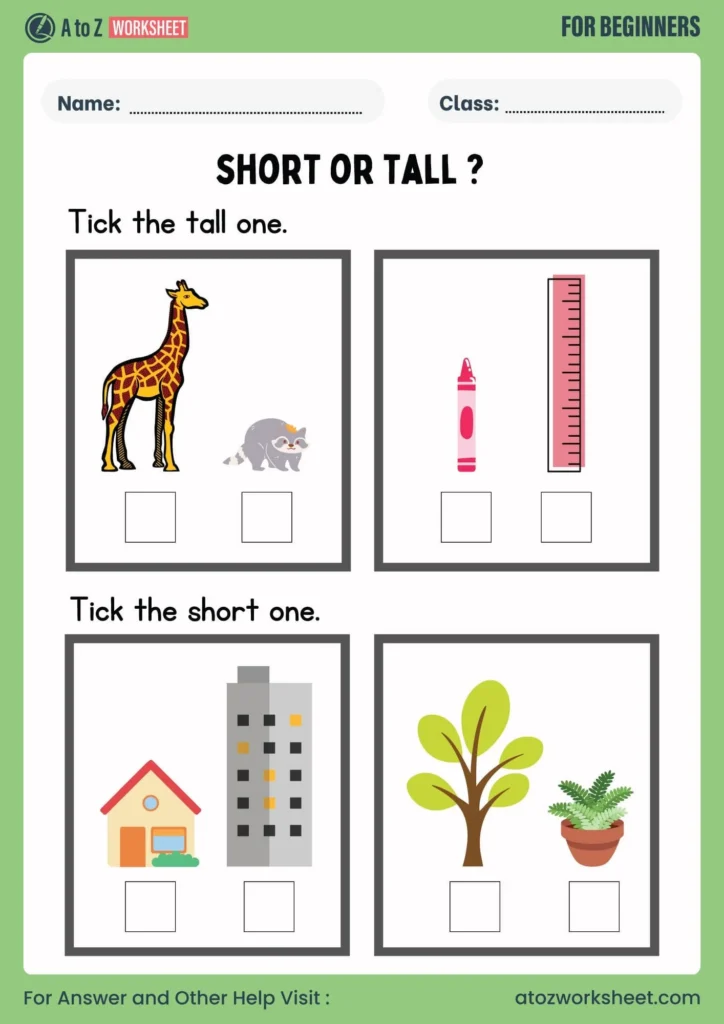 Worksheets For Nursery Worksheets For Nursery